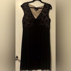 Black cocktail dress.